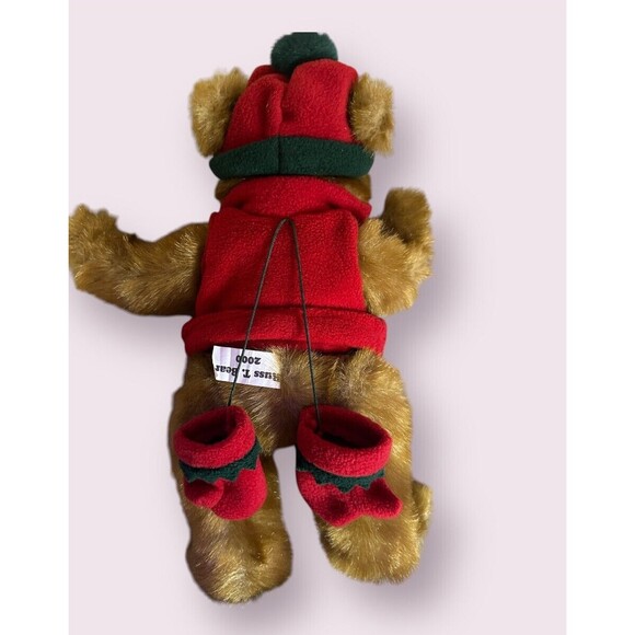 VINTAGE Plush Russ T. McBEAR~ With Vest, Mittens & HAT~ 2000 - Picture 4 of 6